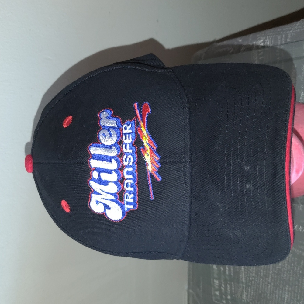 Vintage Millers Transfer Embroidered Letters Strapback Cap Hat OSFA